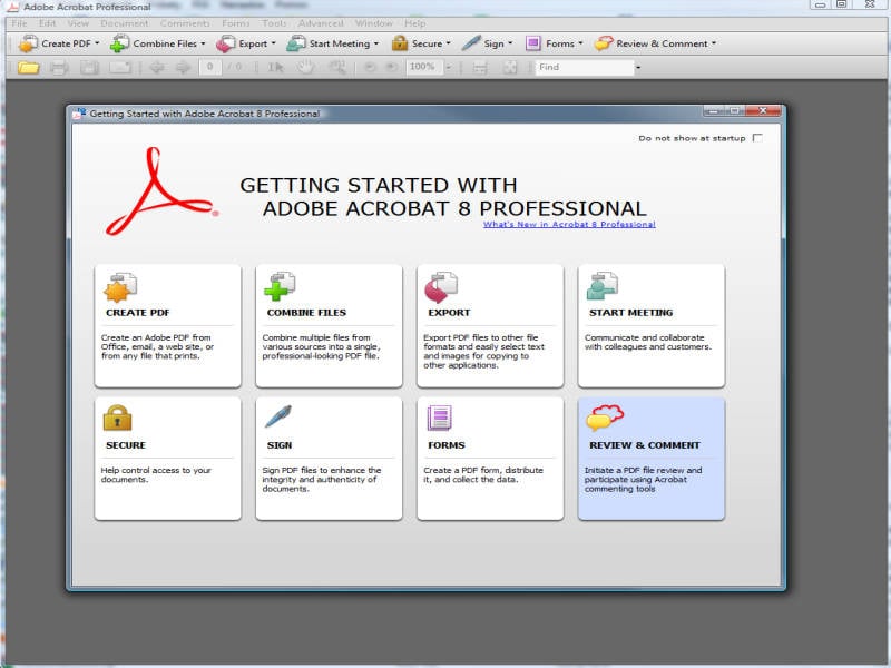 Activate Adobe Acrobat 8
