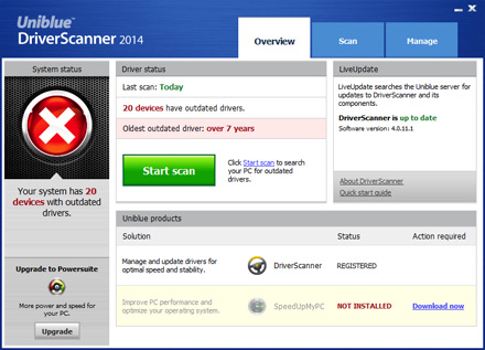 Uniblue DriverScanner 2014 4.0.12.4